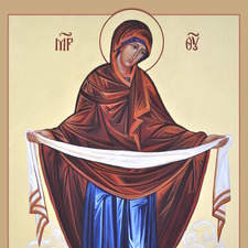 Theotokos Protection XL framed 4x6 mg